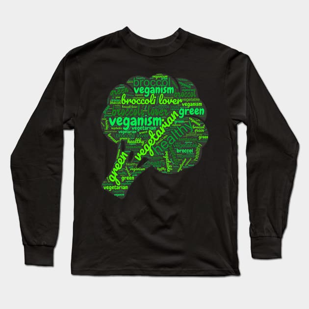 broccoli Long Sleeve T-Shirt by mdr design